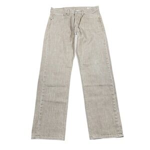 Levis 501 33x32  White Oak Cone Denim Men's Brown Straight Leg Button Fly